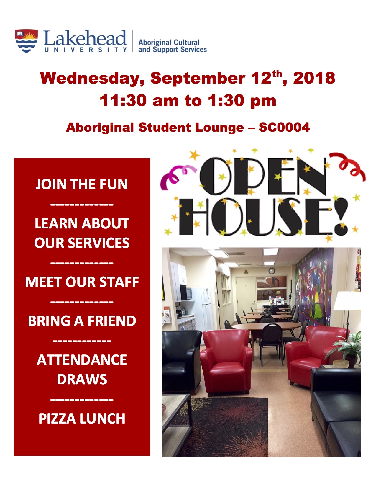 ACSS Open House Lakehead University
